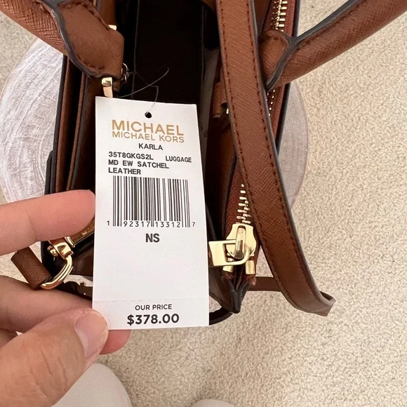 Michael Kors Medium Satchel Cognac - Picture 5 of 8